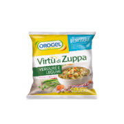 Virtù di zuppa verdure e legumi