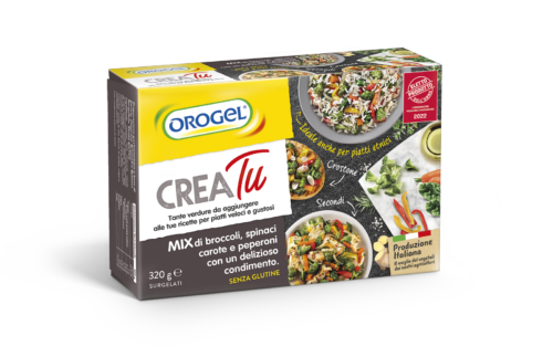 MIX BROCCOLI, CAROTE, SPINACI E PEPERONI 320 G.