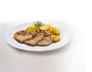 SCALOPPINE AI FUNGHI CON PATATE 300 G.