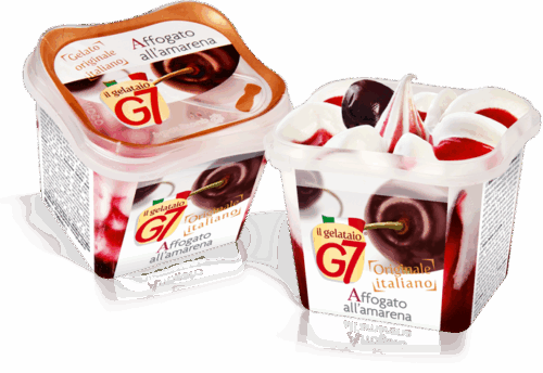COPPETTA AFFOGATO AMARENA 80 G. G7