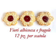 FIORI ALBICOCCA E FRAGOLE 12 PZ.